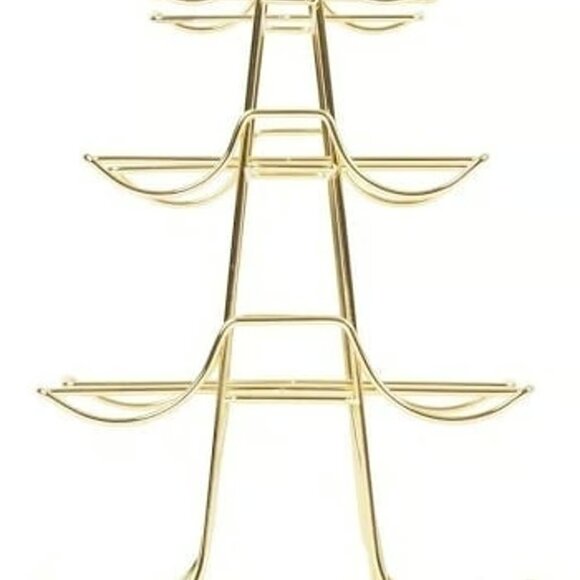 Blogilates Gold Weight Rack 4 Tier Dumbbell Holder Gold NEW - Picture 3 of 5